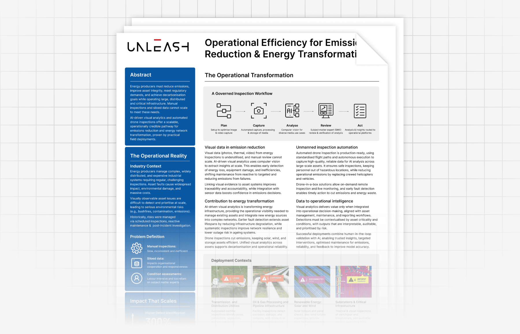 White Paper on Operational Operational Efficiency for Emission Reduction & Energy Transformation